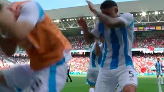 Cristian Medina Goal Offside Argentina vs Morocco match Suspend Highlights Olympic Paris 2024 [upl. by Hteb]