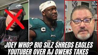 Dan Sileo SHREDS Eagles YouTuber quotjoeyshakesquot for AJ quotOwensquot Brown Drama [upl. by Annekahs]