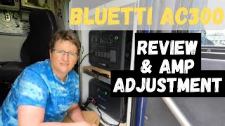 Bluetti AC300 Solar Power System  Adjusting The Input Current [upl. by Ardella]