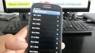 como buscar emisoras de radio samsung galaxy s3 i9300 español Full HD [upl. by Ettennig690]