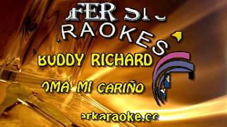 BUDDY RICHARD  TOMA MI CARIÑO  KARAOKE [upl. by Lerat]