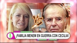 Familia Menem molesta por la decisión de Cecilia Bolocco [upl. by Studnia840]