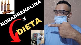 Noradrenalina e Dieta Enteral  PORQUE parar a Dieta Enteral [upl. by Eylk]