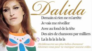 Dalida  Je pars  Paroles Lyrics [upl. by Baxy675]