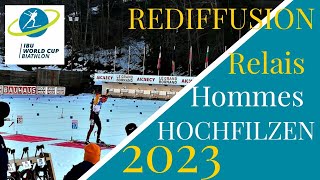 BIATHLON 2023 RELAIS HOMMES HOCHFILZEN 2023 [upl. by Dielu]