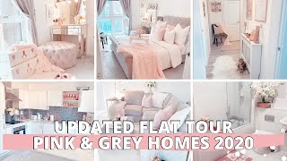 HOME TOUR  pink rose gold copper  PLUS 50 OFF BED CODE with Chrissy50 [upl. by Morey]