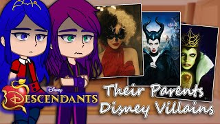 Descendants React To Their Parents Disney Villains Gacha Club  Full Video [upl. by Stent]