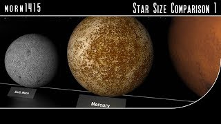 Star Size Comparison 1 HD [upl. by Ahsetan488]