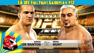 Junior Dos Santos vs Mark Hunt Full Fight  EA Sports UFC 2014 Gameplay Xbox One [upl. by Iila]