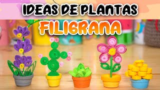 FILIGRANA IDEAS DE PLANTAS [upl. by Esirahs]