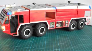 Rosenbauer GFLF Simba 8X8 Beleuchtet Teil 2 [upl. by Atteuqnas]