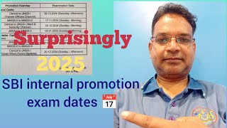 SBI Internal Promotion exam dates out exservicemanbanker bankingexam sbiclerk sbitraineeofficer [upl. by Herta]