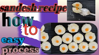 sandesh recipe how to easy process trending food recipe cooking [upl. by Charles]