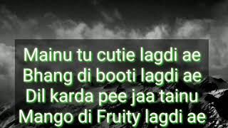 English Fruity Lagdi Hai Lyrics  Translation  Ramji Gulati  Jannat Zubair [upl. by Laamaj]