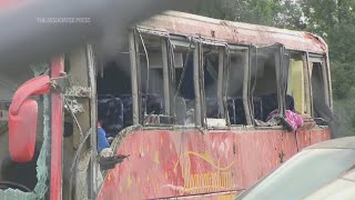 Mississippi bus crash kills 7 people and injures 37 [upl. by Awram]