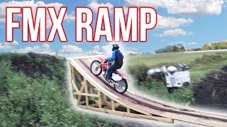 WE BUILT OUR OWN FMX RAMP [upl. by Amorette]