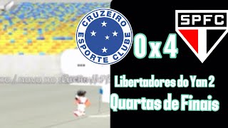 Cruzeiro 0 x 4 SPFC Libertadores Quartas [upl. by Humo]