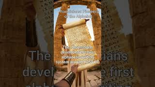 Phoenicians Pioneers of the Alphabet HistoryFacts AncientHistory AncientWriting [upl. by Boccaj]