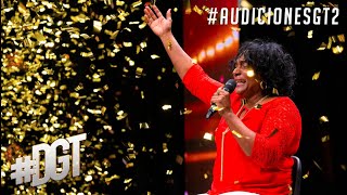 Le gana al cáncer y se gana el Golden Buzzer de nuestra host Karina  Dominicana´s Got Talent 2021 [upl. by Ailemap]