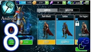 Thor TDW The Official Game Android Walkthrough  Part 8  GOLDEN Armor Nidavellir Mission Goals [upl. by Irfan]