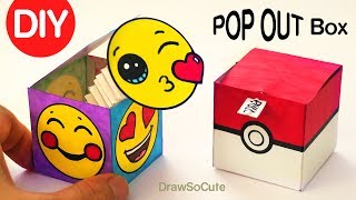 How to Make a Pop Out Surprise Box Toy  Jack in the Box [upl. by Merrell388]