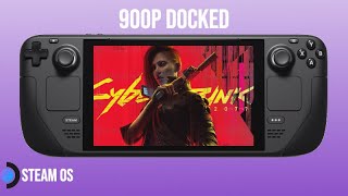 Cyberpunk 2077 at 900p on Steam Deck  No FSR 3 required [upl. by Lilias590]