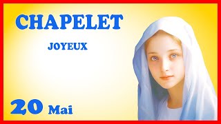 CHAPELET 🙏 Lundi 20 Mai  Mystères Joyeux [upl. by Gereld]