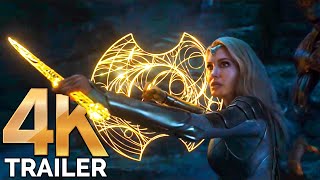 ETERNALS Trailer TV Spot 9 quotThena vs Kroquot 4K ULTRA HD 2021 [upl. by Cnut]