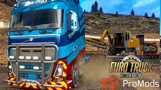 ETS2 ProMods  STEINBRUCH von Kirkirnes Hier ist die Hölle los  Euro Truck Simulator Multiplayer [upl. by Camilia]