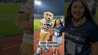 Cómo comprar boletos para partidos de Pumas ⚽️🎟️ pumasmx [upl. by Hailed991]