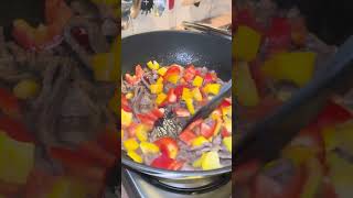 Beef stir fry…food [upl. by Aicenat962]