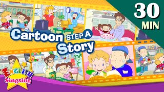 How old are youMore Kids Cartoon story step A  Learn English  Collection of Easy conversation [upl. by Eek415]