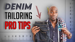 Watch This BEFORE You Tailor Your Denim Jeans [upl. by Ylrebmik761]