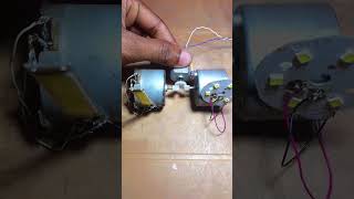 DC Motor to DC Motor Power Supply experiment dcscieshorts homemade [upl. by Aspia]