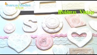 Molduras Vintage para Scrapbooking Paso a Paso [upl. by Veator851]