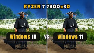 Windows 10 22H2 vs Windows 11 24H2  Ryzen 7 7800x3D  Zen4 [upl. by Koloski970]