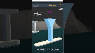 Types Of Bridge Piers On Infraworks [upl. by Aitnas396]