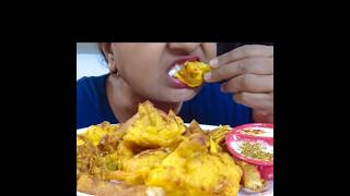 Pakore eating with mionis mukbang youtubeshorts [upl. by Acima]