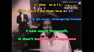 ARETHA FRANKLIN amp MICHAEL MCDONALD  EVER CHANGING TIMES karaoke [upl. by Pang997]