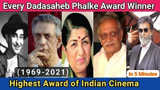 Dadasaheb Phalke Award  dadasaheb Phalke Award Winner List  1969  2021  National Film Award [upl. by Barbarese]