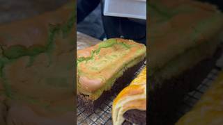 Matcha Cheesecake Brownies brownies bakingclass bakery [upl. by Atima]