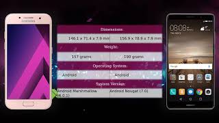 Samsung Galaxy A5 2017 vs Huawei Mate 9  Phone comparison [upl. by Pretrice]