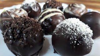 No bake oreo balls recipe  Oreo Dessert Recipe  christmas special [upl. by Townsend]