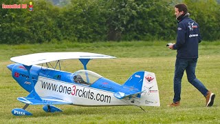 HALF SCALE PITTS BIPLANE  Martin Pickering  ProWing Show 2024 [upl. by Goetz303]