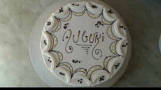 TORTE DECORAZIONI PANNA MONTATA CIOCCOLATO IDEA COMPLEANNO CAKES DECORATIONS [upl. by Rap981]