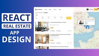 React Real Estate App UI Design Tutorial for Beginners [upl. by Graubert396]