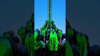 Riding the Incredible Hulk Roller Coaster at Universal universalstudios rollercoaster coaster [upl. by Araiek]