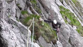 Climbing Primitive Route Cloggy [upl. by Tobias]