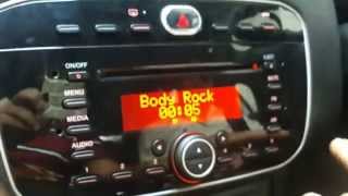 Fiat Punto Evo Abarth Bluetooth streaming on head unit [upl. by Elconin583]