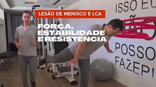 3 exercícios de fisioterapia para joelho  Excelente depois de lesão de menisco e LCA [upl. by Nylitak]